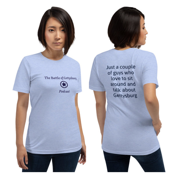 Just A Couple of Guys - The Battle of Gettysburg Podcast Short-Sleeve Unisex T-Shirt