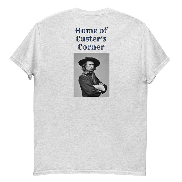 Home of Custer's Corner The Battle of Gettysburg Podcast T- Shirt