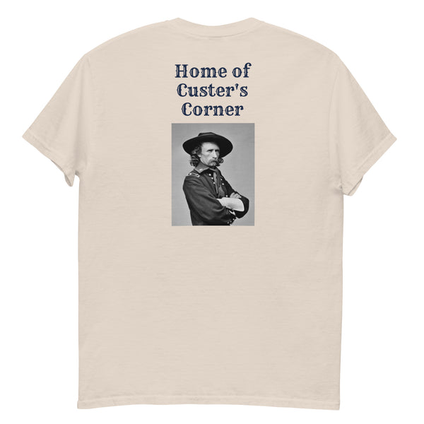 Home of Custer's Corner The Battle of Gettysburg Podcast T- Shirt