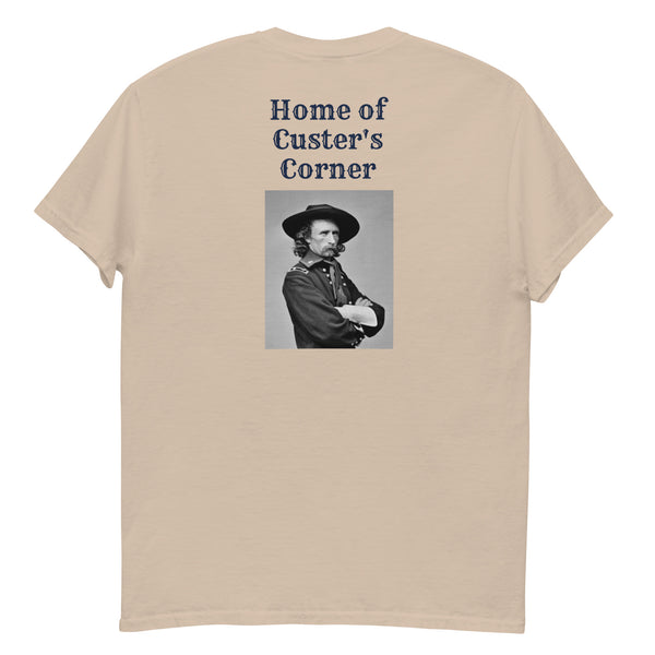 Home of Custer's Corner The Battle of Gettysburg Podcast T- Shirt