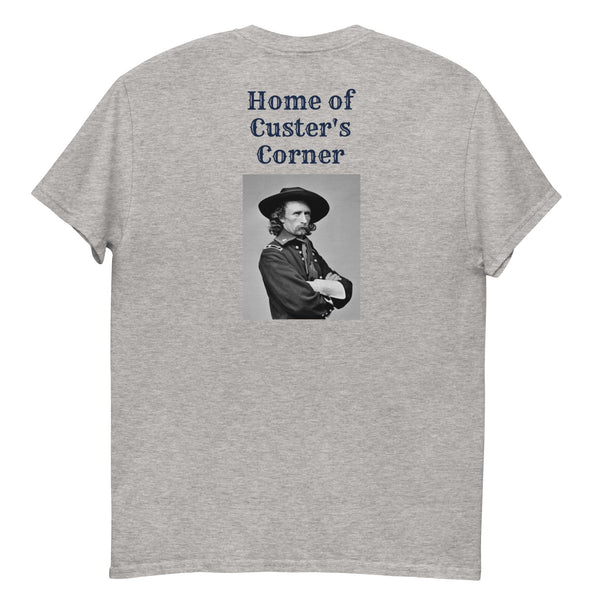 Home of Custer's Corner The Battle of Gettysburg Podcast T- Shirt