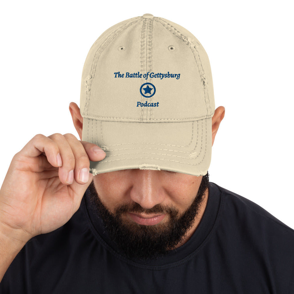 The Battle of Gettysburg Podcast- Distressed Dad Hat