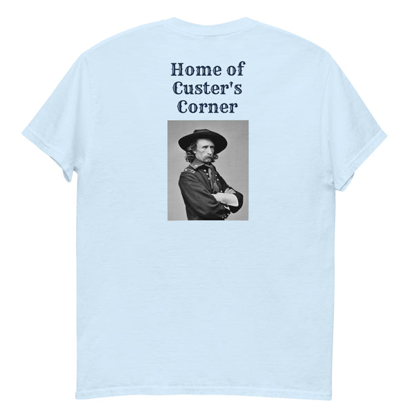 Home of Custer's Corner The Battle of Gettysburg Podcast T- Shirt