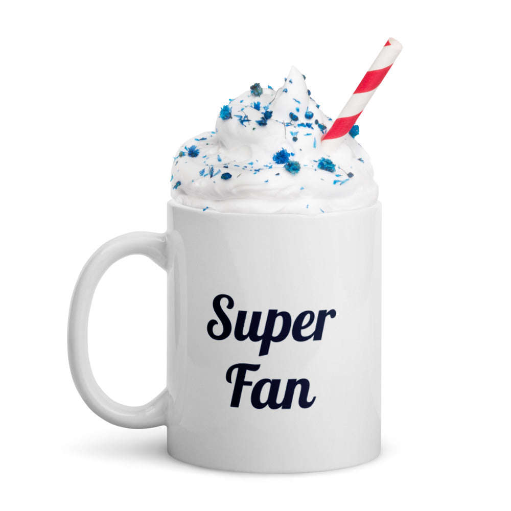 Super Fan - The Battle of Gettysburg Podcast White Glossy Mug